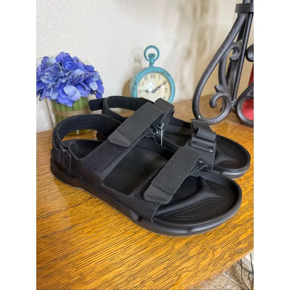 NEW Birkenstock Men’s Tatacoa Sandal Black Adjustable Strap Size 45 (US12) NIB